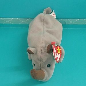 TY Beanie Babies Rhino-Spike 8/13/1996